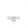 Tiffany & Co solitaire ring in platinium and diamonds - 360 thumbnail