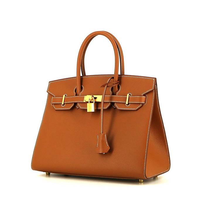 Hermes Birkin bag 30 Gold Epsom leather Gold hardware