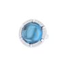 Chaumet Class One Croisière large model ring in white gold,  topaz and diamonds - 00pp thumbnail