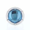 Chaumet Class One Croisière large model ring in white gold,  topaz and diamonds - 360 thumbnail