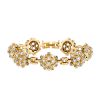 Vintage bracelet in yellow gold and topaz - 00pp thumbnail