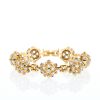 Vintage bracelet in yellow gold and topaz - 360 thumbnail
