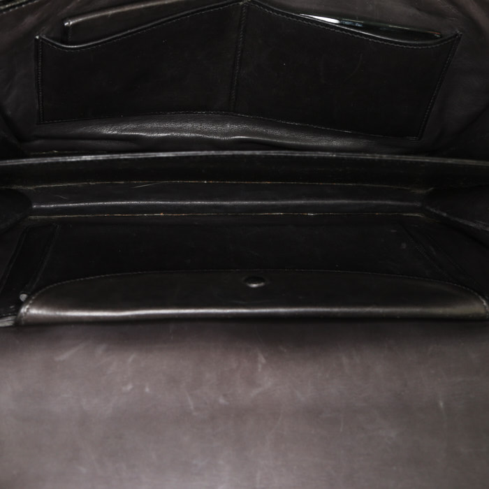 Bolso de mano Hermès  Cordeliere en cocodrilo negro - Detail D2