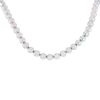 Tasaki necklace in pearls and silver - 00pp thumbnail