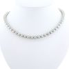 Tasaki necklace in pearls and silver - 360 thumbnail