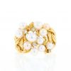 Anello Tasaki in oro giallo,  perle e diamanti - 360 thumbnail