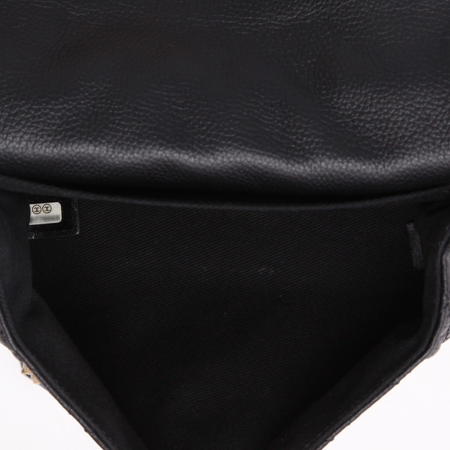 Pochette-ceinture Chanel  Pochette ceinture en cuir grainé matelassé noir - Detail D3
