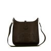 Hermes Evelyne small model shoulder bag in brown togo leather - 360 thumbnail