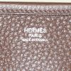Hermes Evelyne small model shoulder bag in brown togo leather - Detail D3 thumbnail