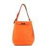 Sac porté épaule Hermès  So Kelly en cuir togo orange - 360 thumbnail