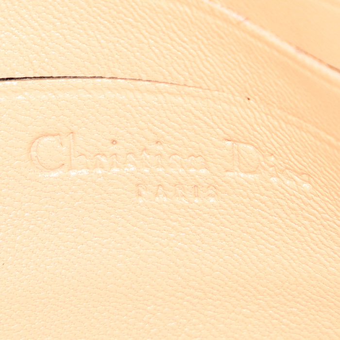 Borsa a tracolla Dior Promenade in pelle cannage beige - Detail D3