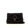 Bulgari Serpenti handbag in black leather - 360 thumbnail