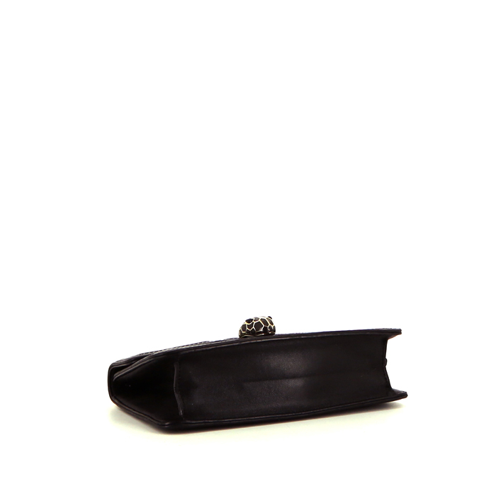 Borsa Bulgari Serpenti in pelle nera con decoro di borchie - Detail D4