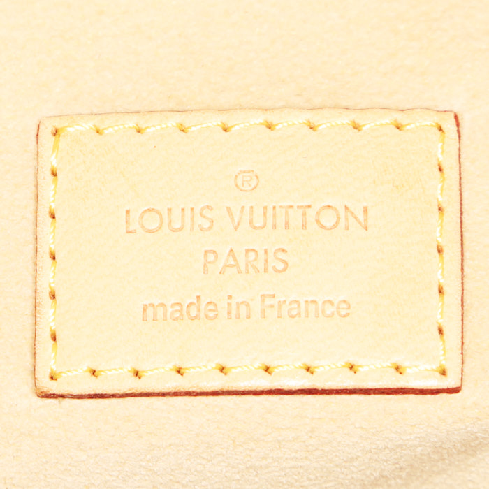 Louis Vuitton Artsy medium model shopping bag in brown monogram canvas and natural leather - Detail D3