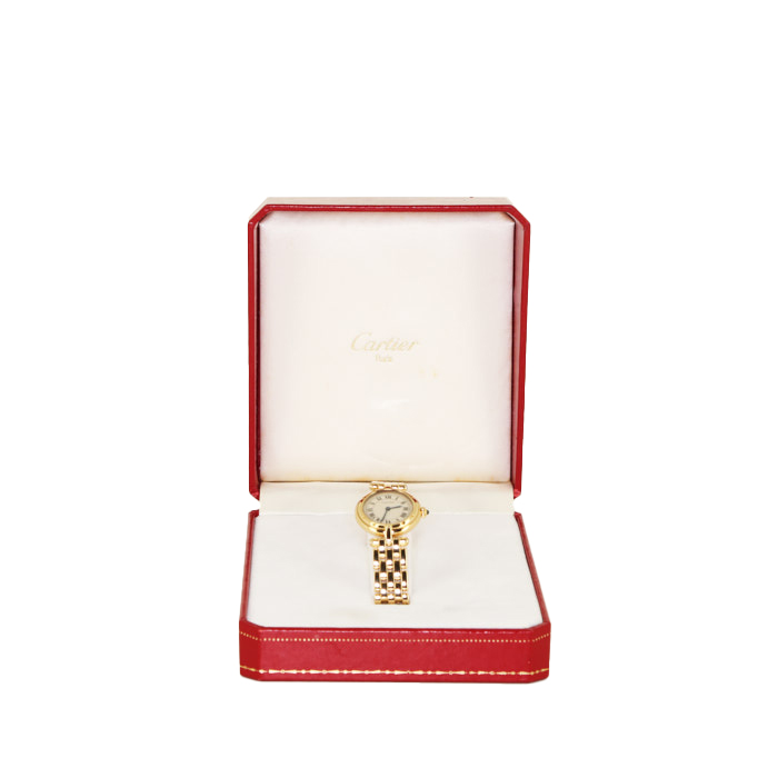 Cartier Vendôme watch in yellow gold Ref:  8057921 Circa  1990 - Detail D2