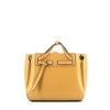 Loewe Lazo mini handbag in beige smooth leather - 360 thumbnail