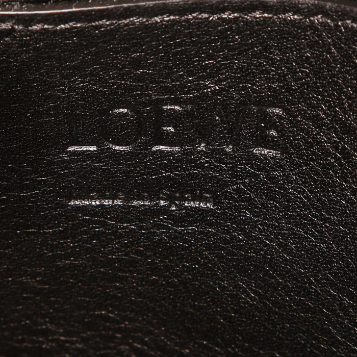 Borsa Loewe Lazo mini in pelle liscia beige - Detail D4