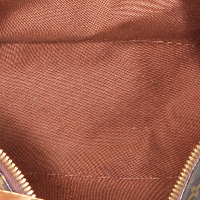 Sac à main Louis Vuitton  Sully en toile monogram marron et cuir naturel - Detail D2