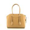 Bolso de mano Givenchy Antigona en cuero beige - 360 thumbnail