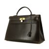 Hermes Kelly 40 cm handbag in brown box leather - 00pp thumbnail