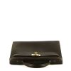 Hermes Kelly 40 cm handbag in brown box leather - 360 Front thumbnail