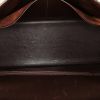 Hermes Kelly 40 cm handbag in brown box leather - Detail D2 thumbnail