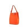 Hermès So Kelly bag in orange togo leather - 00pp thumbnail