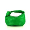 Bottega Veneta Teen Jodie messenger bag in green intrecciato leather - 360 thumbnail