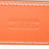 Goyard Bellechasse shopping bag in black Goyard canvas and cognac leather - Detail D3 thumbnail