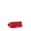 Chanel Boy handbag in pink velvet and pink leather - Detail D5 thumbnail