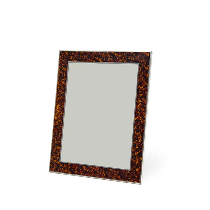 Christian Dior, two rare frames, in sterling silver, enamel, and shell imitation, signed, from the 1980’s - Detail D2