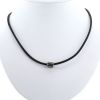 Chaumet Class One pendant in white gold,  rubber and diamonds - 360 thumbnail