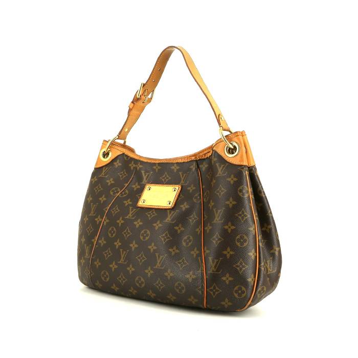 Louis Vuitton Galliera handbag in brown monogram canvas and natural leather - 00pp
