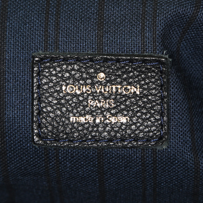 Sac cabas Louis Vuitton Artsy en cuir monogram empreinte bleu - Detail D3