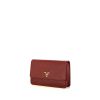 Prada pouch in burgundy leather - 00pp thumbnail