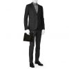 Pochette Dior en cuir noir - Detail D1 thumbnail