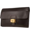 Hermès  Jet pouch  in brown box leather - 00pp thumbnail