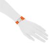 Hermes Cape Cod watch in stainless steel Ref:  CC1.210 Circa  2010 - Detail D1 thumbnail