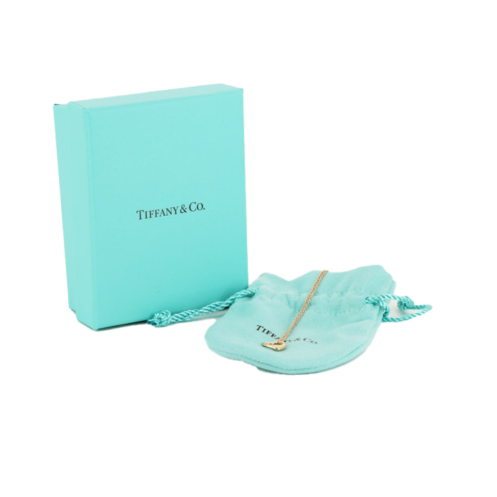 Tiffany & Co Open Heart small model necklace in pink gold - Detail D2