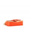 Sac bandoulière Dior  Bobby East-West en cuir orange - Detail D4 thumbnail