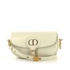 Borsa a tracolla Dior Bobby East-West in pelle bianco sporco - 360 thumbnail