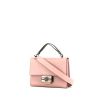 Bulgari bag in varnished pink grained leather - 00pp thumbnail