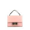 Bulgari bag in varnished pink grained leather - 360 thumbnail