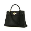 Hermès  Kelly 32 cm handbag  in black togo leather - 00pp thumbnail