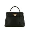 Hermès  Kelly 32 cm handbag  in black togo leather - 360 thumbnail