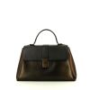 Bottega Veneta handbag in black and brown leather - 360 thumbnail