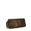Bottega Veneta handbag in black and brown leather - Detail D5 thumbnail