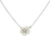 Mauboussin Éternité Tendresse necklace in white gold,  mother of pearl and diamonds - 00pp thumbnail