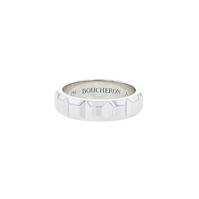Boucheron Clou de Paris ring in white gold - 00pp