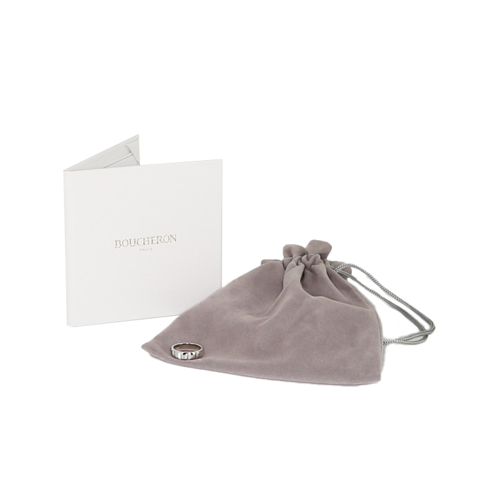 Sortija Boucheron Clou de Paris en oro blanco - Detail D2